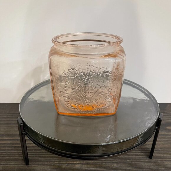 Pink Depression Glass Container - Picture 7 of 7